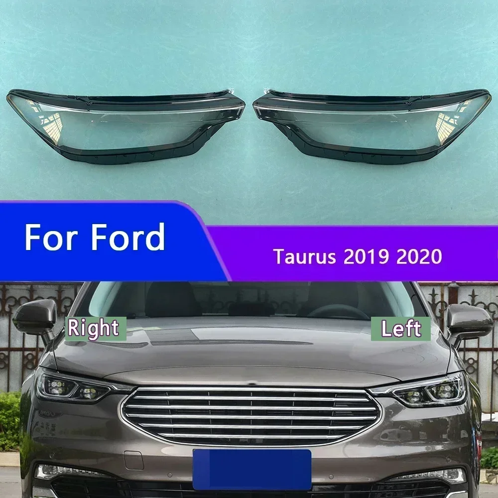 

For Ford Taurus 2019 2020 Headlamp Cover Transparent Headlight Shell Lens Plexiglass Replace Original Lampshade