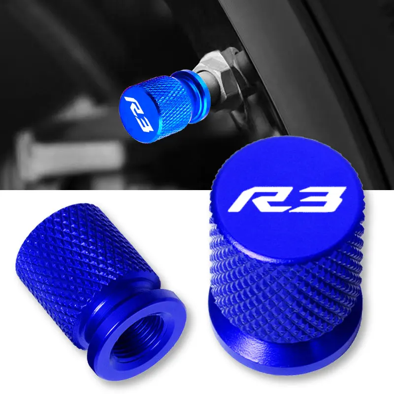 Tapas de vástago de válvula de neumático de rueda de motocicleta, cubiertas herméticas CNC para Yamaha YZFR3, YZF, R3, YZF-R3, 2015, 2016, 2017, 2018-2020