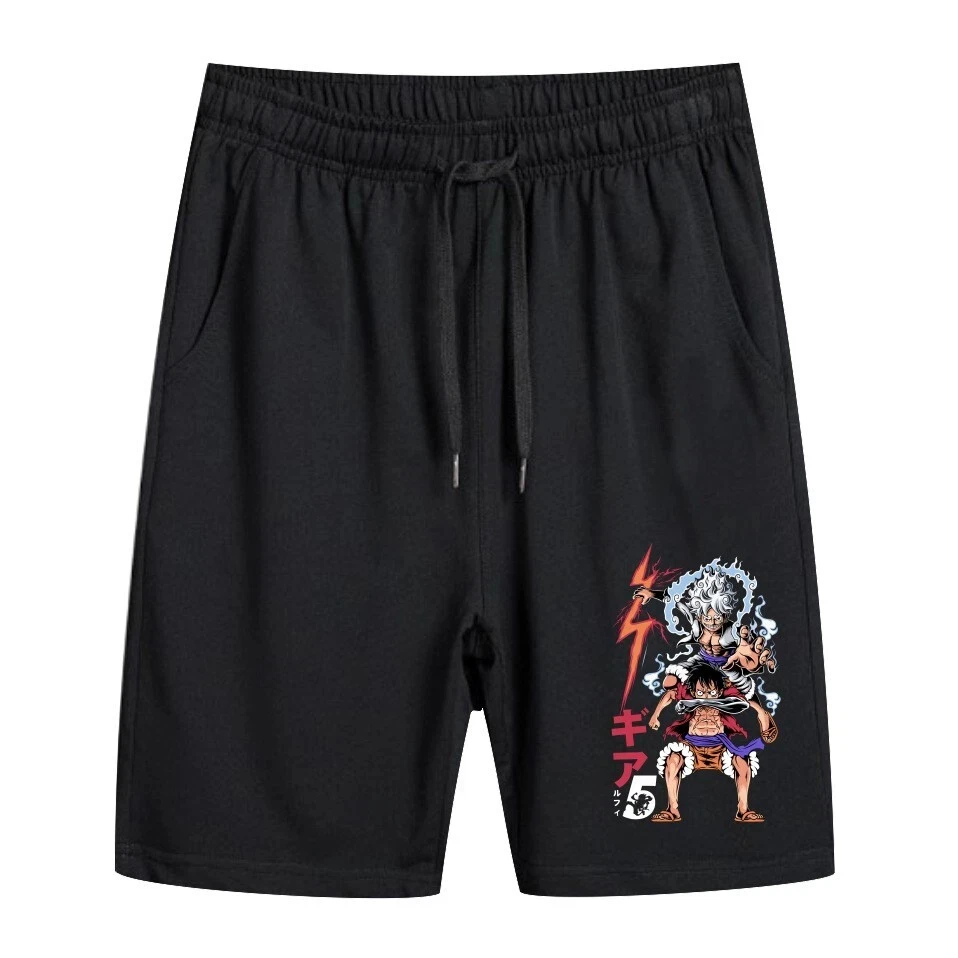 

One Piece Luffy Anime Short Pants Beach Beach Shorts Boardshort Casual Cotton Short Street Summer Casual Shorts Sports Shorts