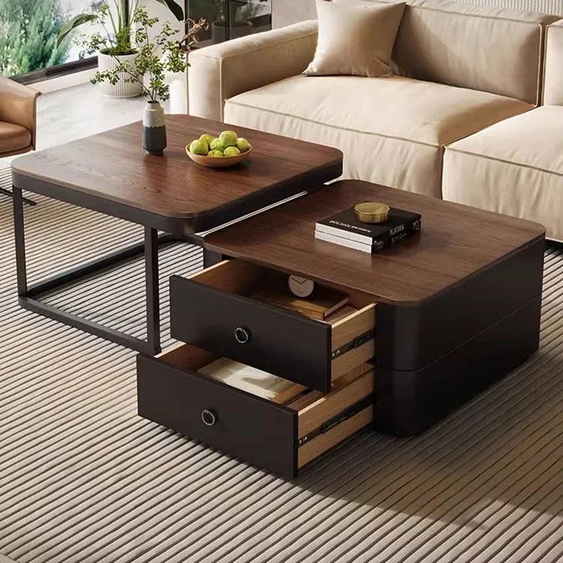 

Storage Modern Coffee Tables Simple Unique Premium Aesthetic Luxury Coffee Tables Minimalist Glamour Table Basse Furniture