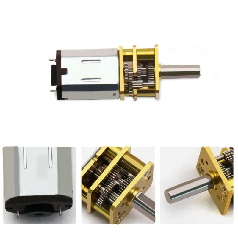 2Pack DC 3V 30RPM Micro DC Geared Elektrische Motor GA12-N20 Mini Vertraging Reductiemotoren voor RC Auto robot Model