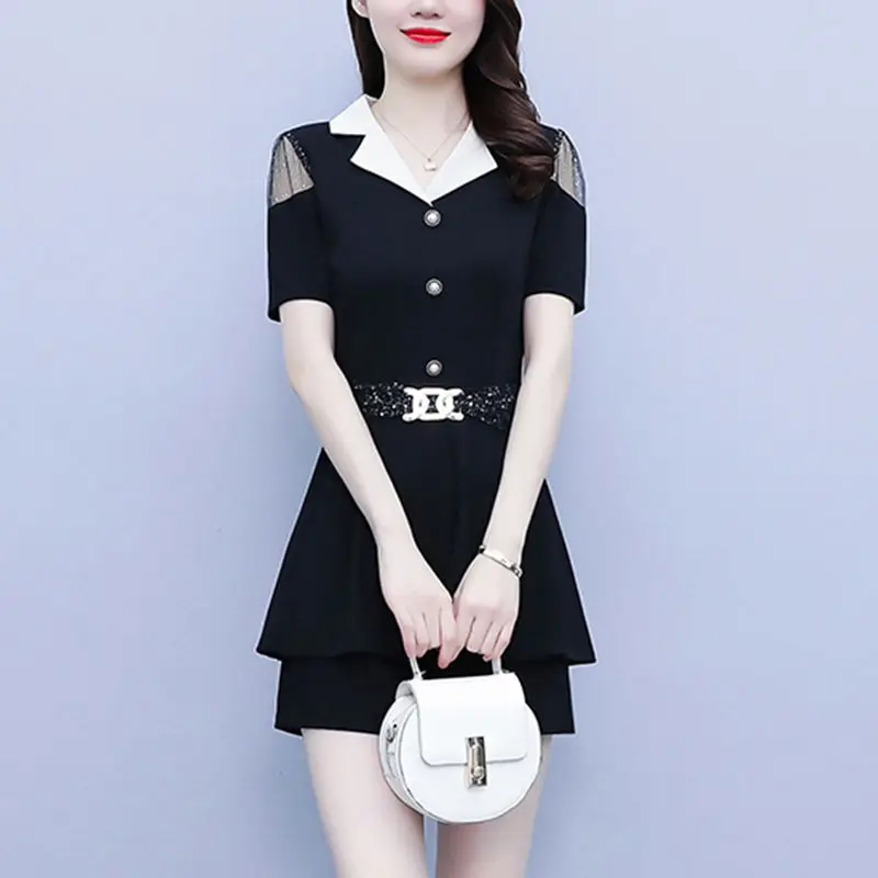 Showcasing Height and Slimming Temperament Fashionable Professional Set 2024 Spring/summer New Fashion Casual Two-piece Set