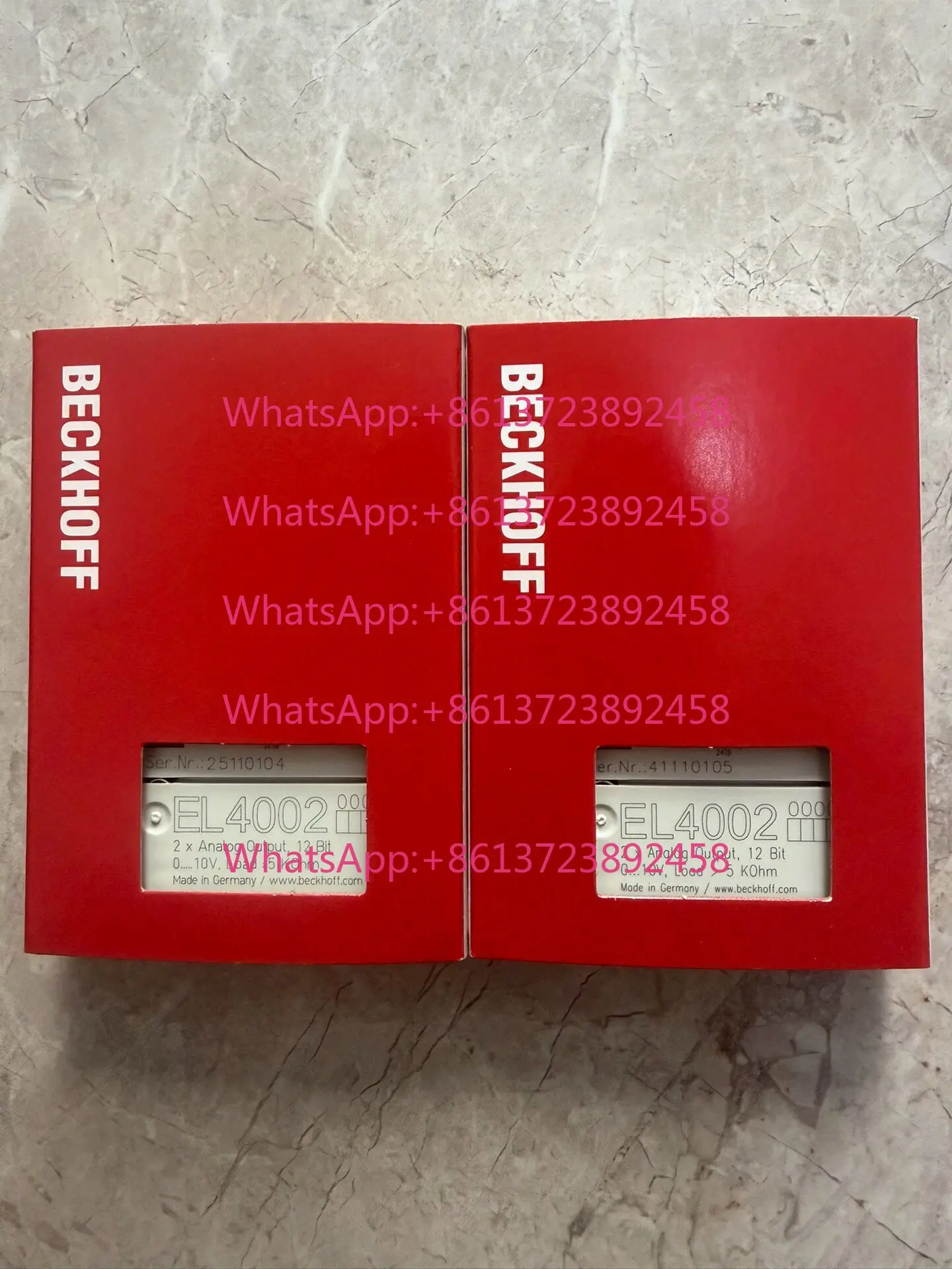 Beckhoff module EL4002 is spot genuine.