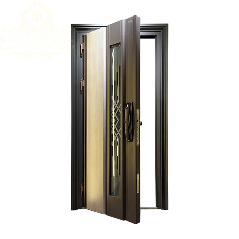 Hot Sale Modern Exterior Security Door Entrance Stainless Steel Anti-Theft Main Entry Door