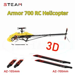 Steam Armor 700 V1 V3 RC Helicopter 6CH 3D Flybarless KIT Combo Set H700T Non ALIGN T-REX KDS 700 Tarot