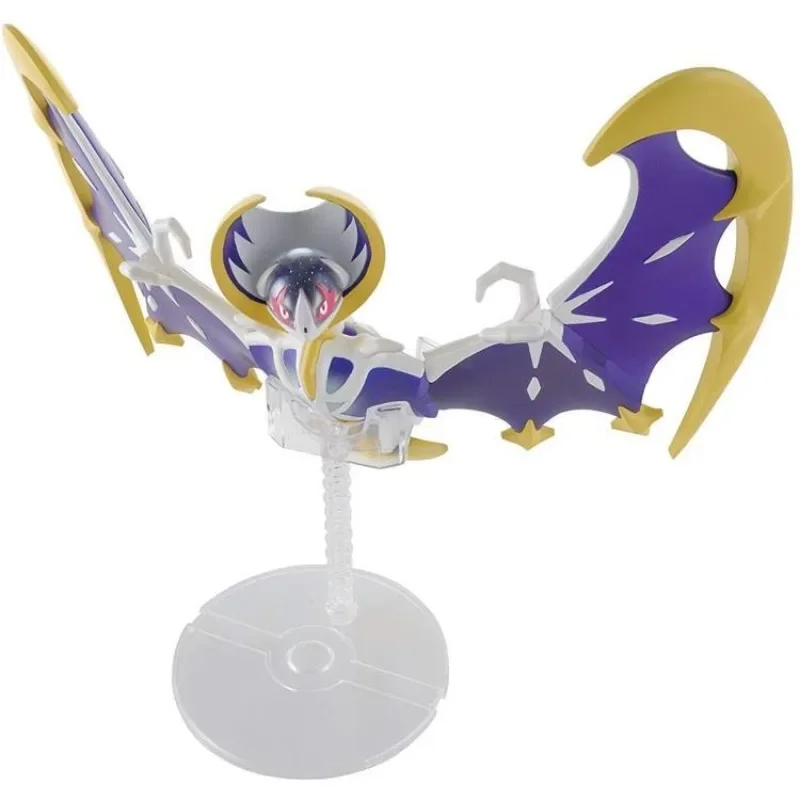 Oryginalne figurki Bandai Pokemon Lunala Anime figurka prosty montaż Model kolekcjonerski ozdoby zabawki modele prezenty pcv