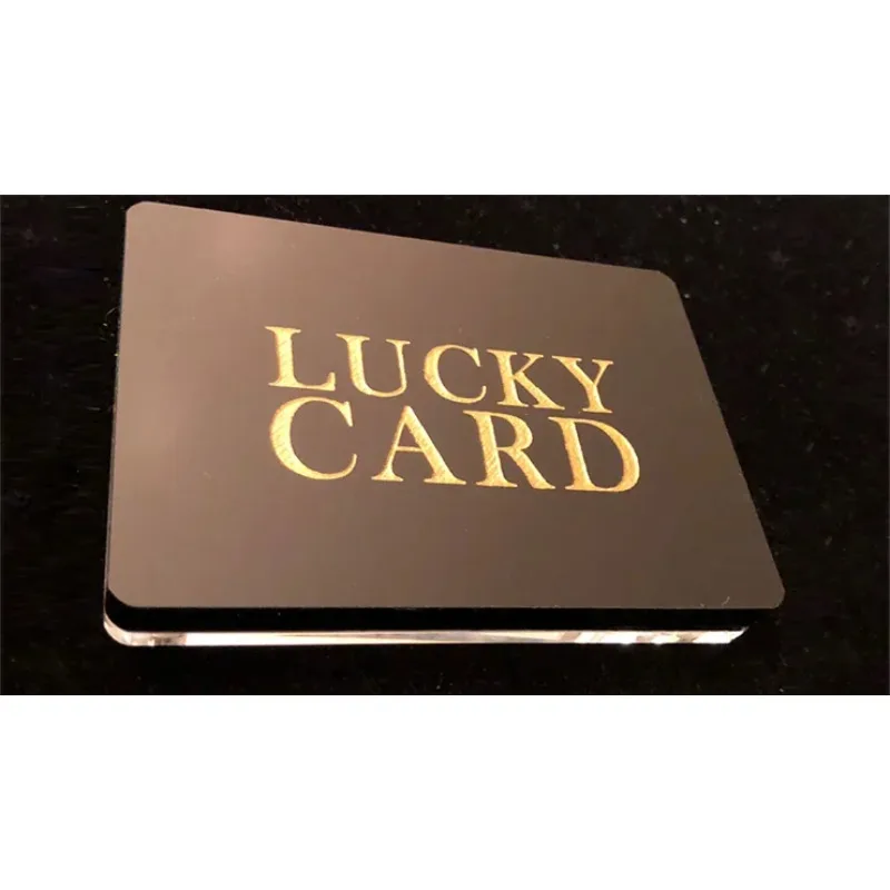 Lucky Card Deluxe by Wayne Dobson & Alan Wong Gimmick Card Magic Tricks For Professional Magicians Illusions Close up Magic