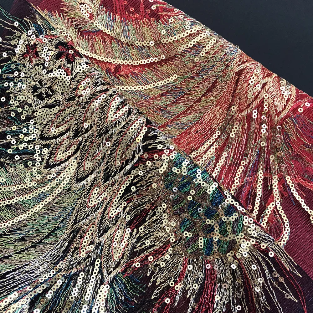 1 peça de tecido com bordado d - Sewing Repair avaliação e preço