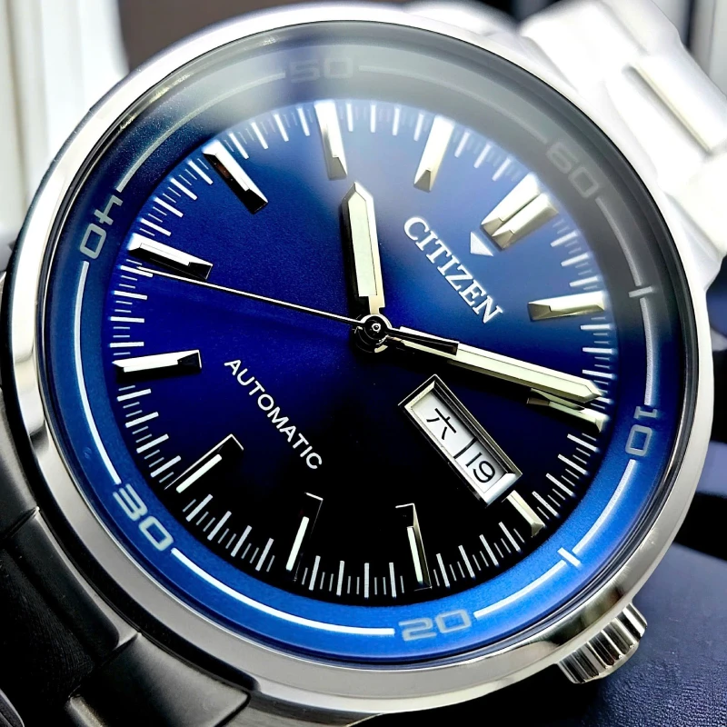 Original CITIZEN Japan Automatic Mechanical watches Luminous Business Waterproof Men's Watches Stainless Steel  NH8400-87L