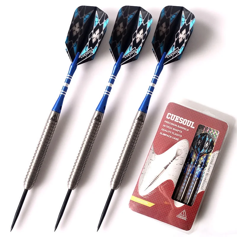 

CUESOUL 90% Tungsten Steel Tip Dart Set 24g Professional Steel Tip Darts 3 pieces