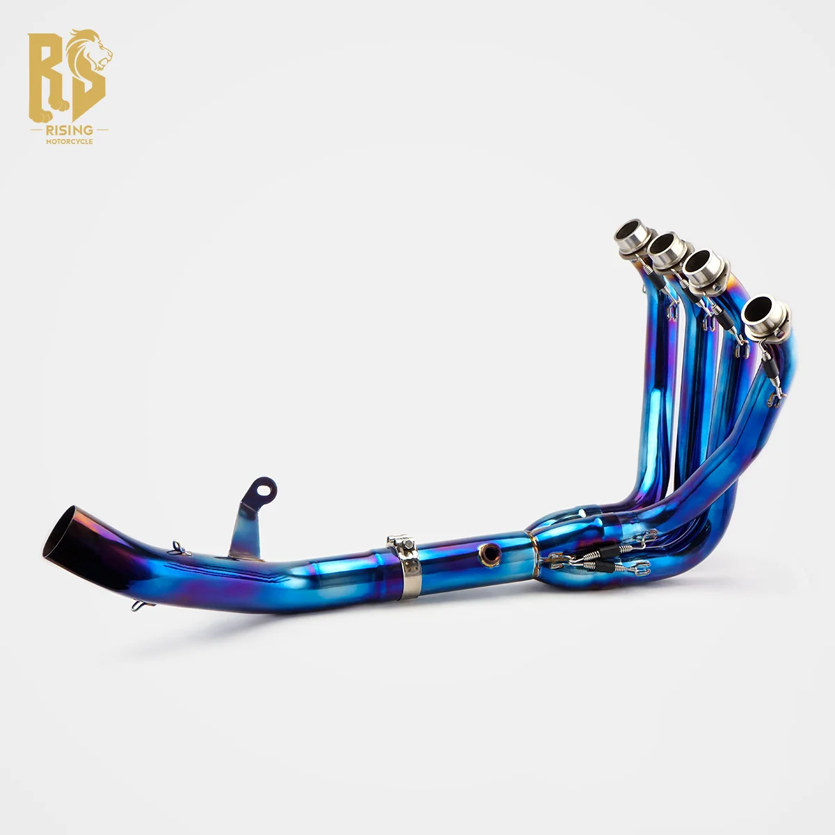 

Оригинальная выхлопная труба RS для мотоцикла Kawasaki Z900RS, цвет Roasted Blue, 60 мм – Новая модифицированная передняя средняя секция – Титановый сплав