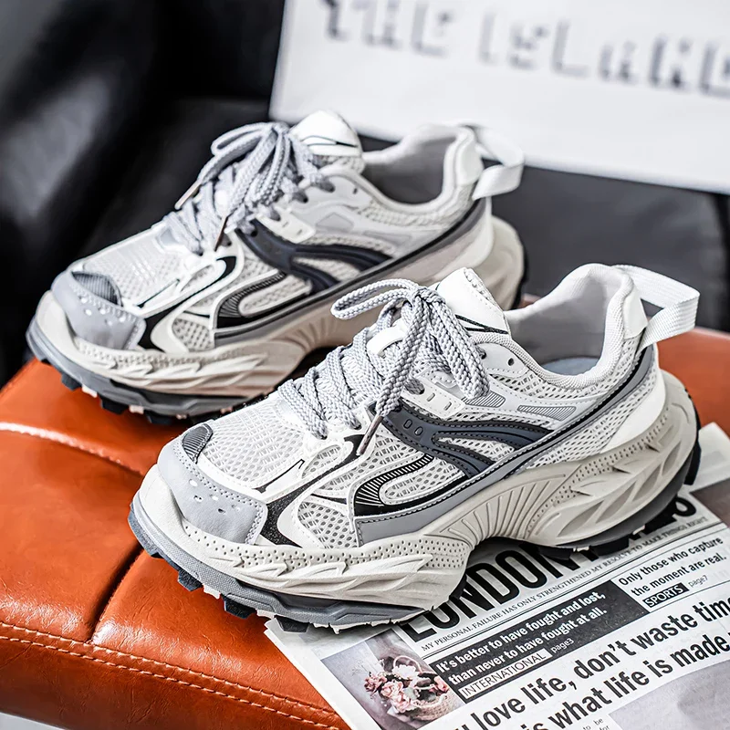 Men's Sneakers Breathable Lightweight Casual Sports Running Tennis Fitness Jogging Athletic Shoes