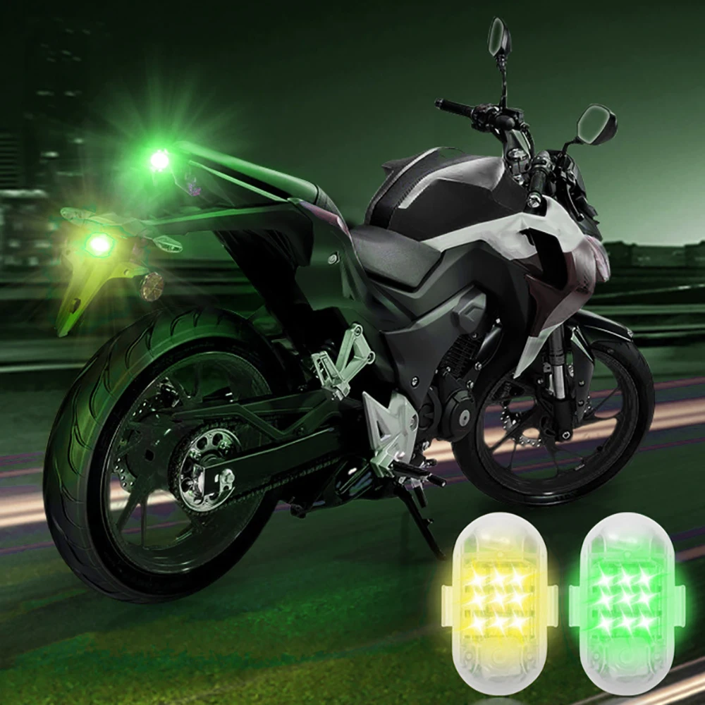 

Car Motorcycle RGB LED Strobe Lights 7 Colors LED Flash Position Wireless Light Aircraft Airplane Helicopter Warning Lights