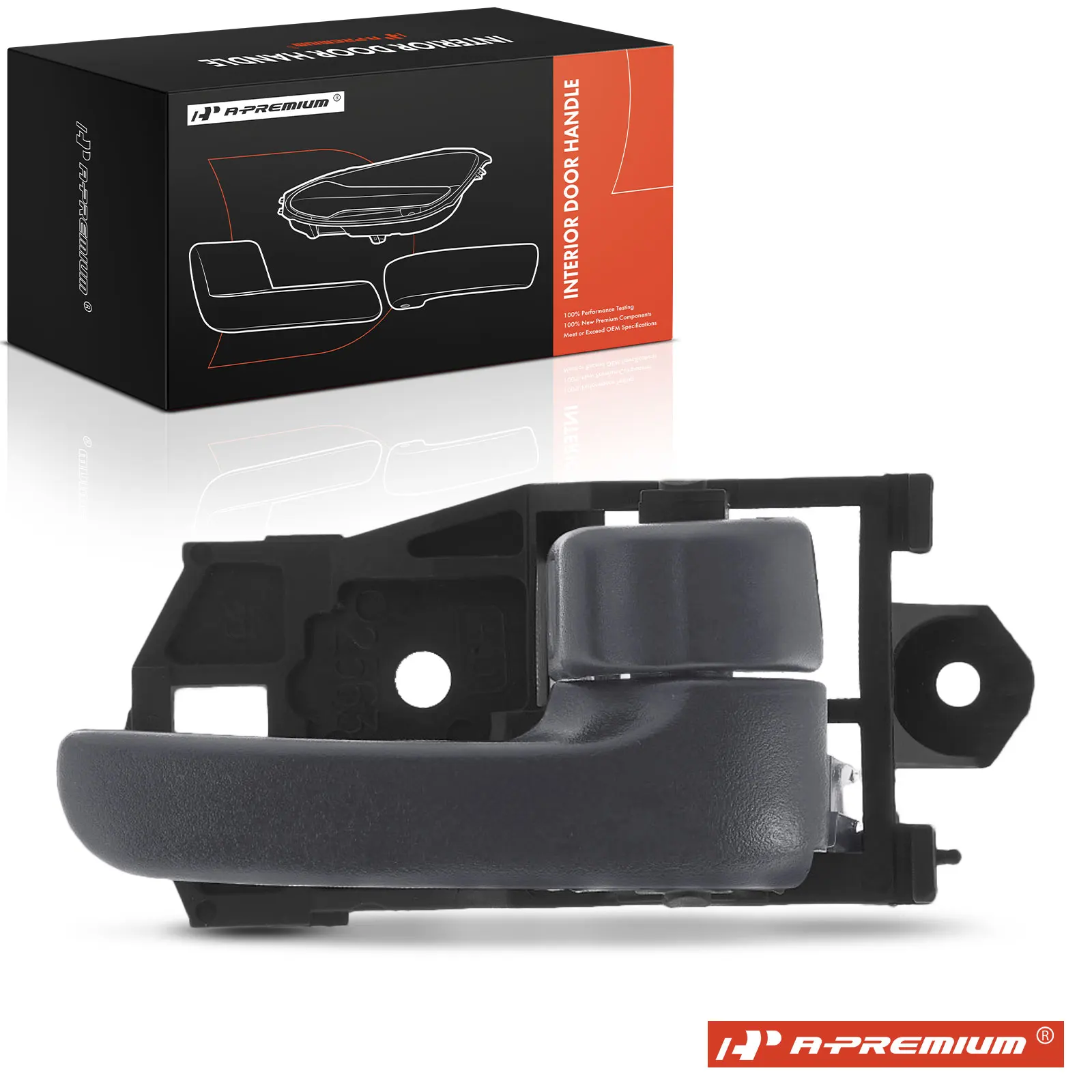 A-Premium Front Passenger or Rear Passenger Side Red Interior Door Handle for Toyota Camry 1997-2001