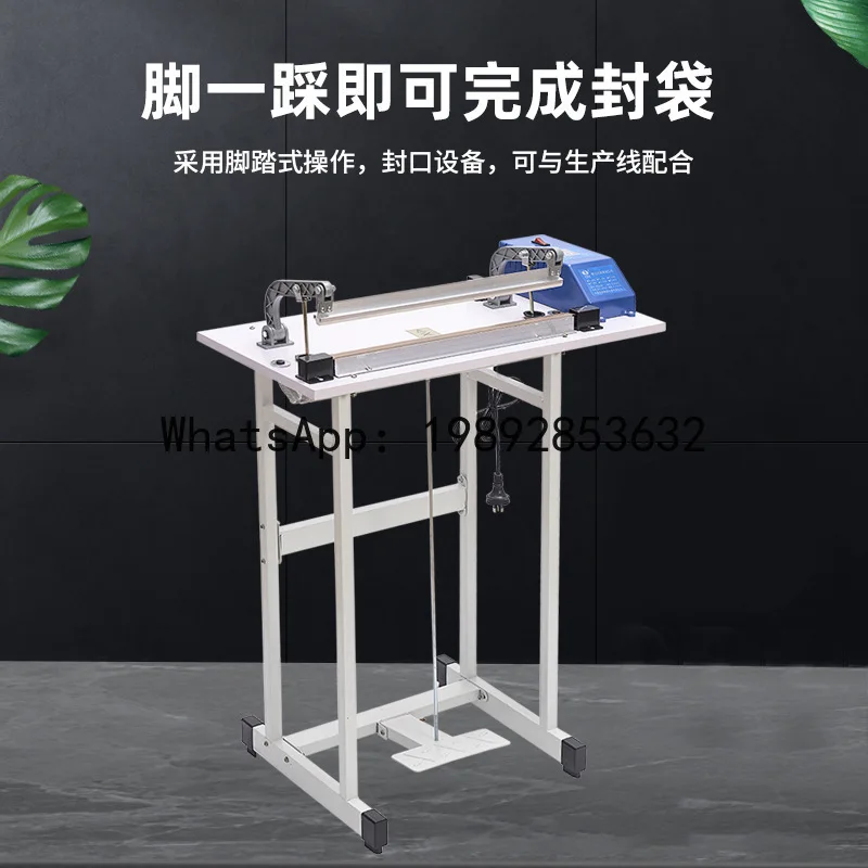 P30-Pneumatic double-sided foot pedal tabletop sealer - heated foot pedal for rapid sealing