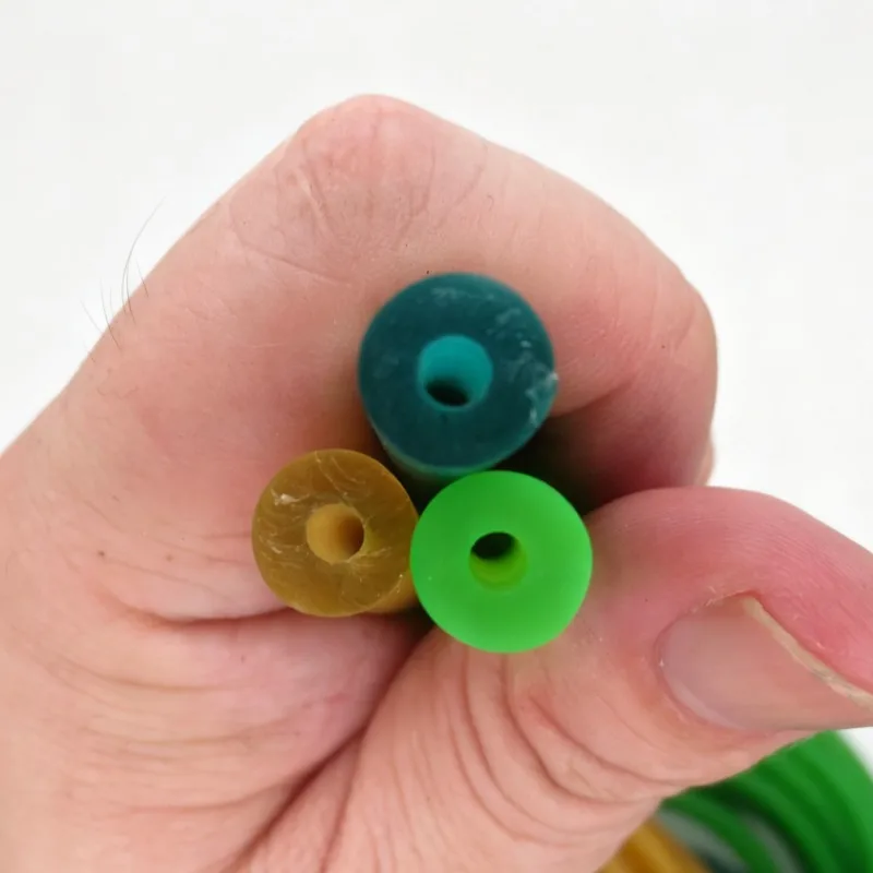 5M 3090 Blue Green Nature Dark Blue Latex Tube ID3 OD9mm Thickened High Elastic Rubber Tubing for Fitness Customized Supported