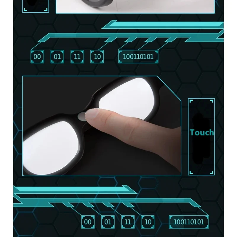 2026 Japan anime eyewear Detective Conan Eva Ikari gendou cosplay costumes LED light glasses Carnaval party online show fu 8X5DW view 3