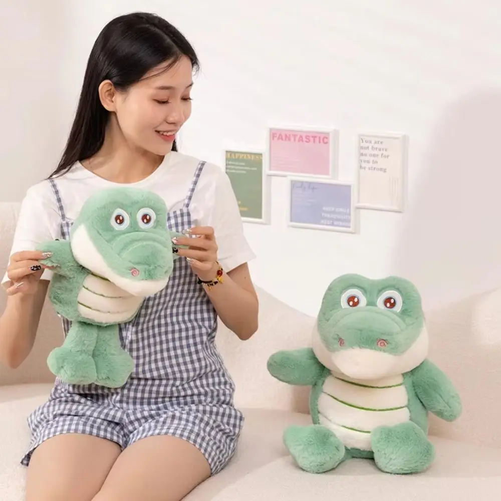 

Stuffed Animal Crocodile Plushies Toy Crocodile Hugging Pillows Stuffed Crocodile Dolls Cartoon Sitting Crocodile Throw Pillows