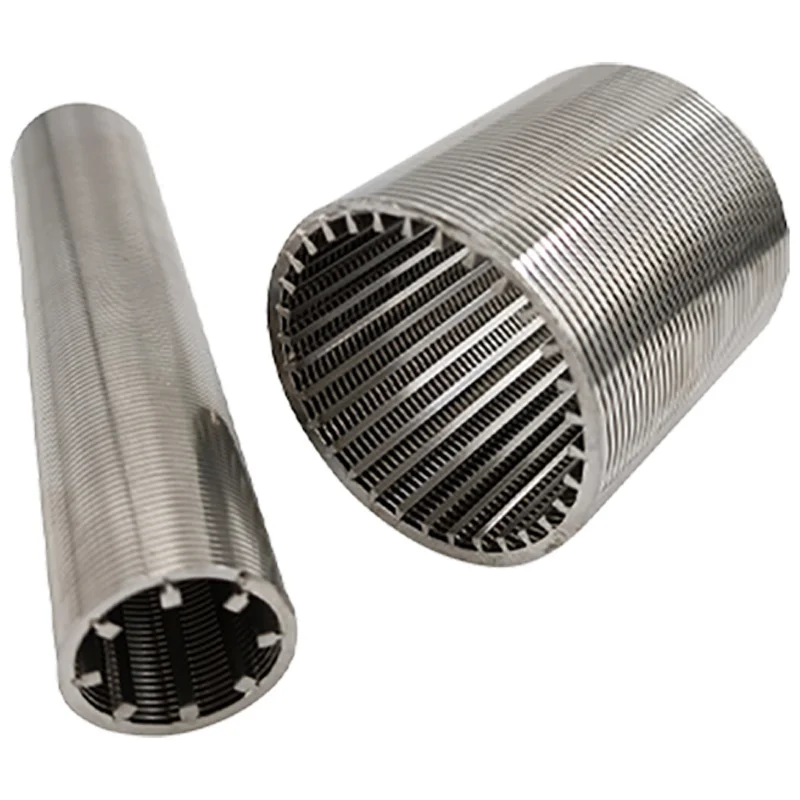 High Strength Stainless Steel Wedge Wire Screen Pipe with Anti-Clogging Design for Water Well Drilling