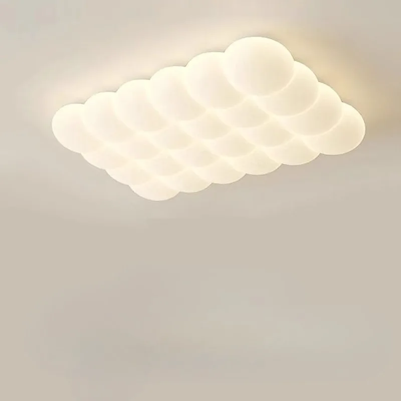 Cream Style Intelligent Acrylic Ceiling Lights Voice Control Living Room Bedroom Eye Protection Illumination LED Lamps Fixtures