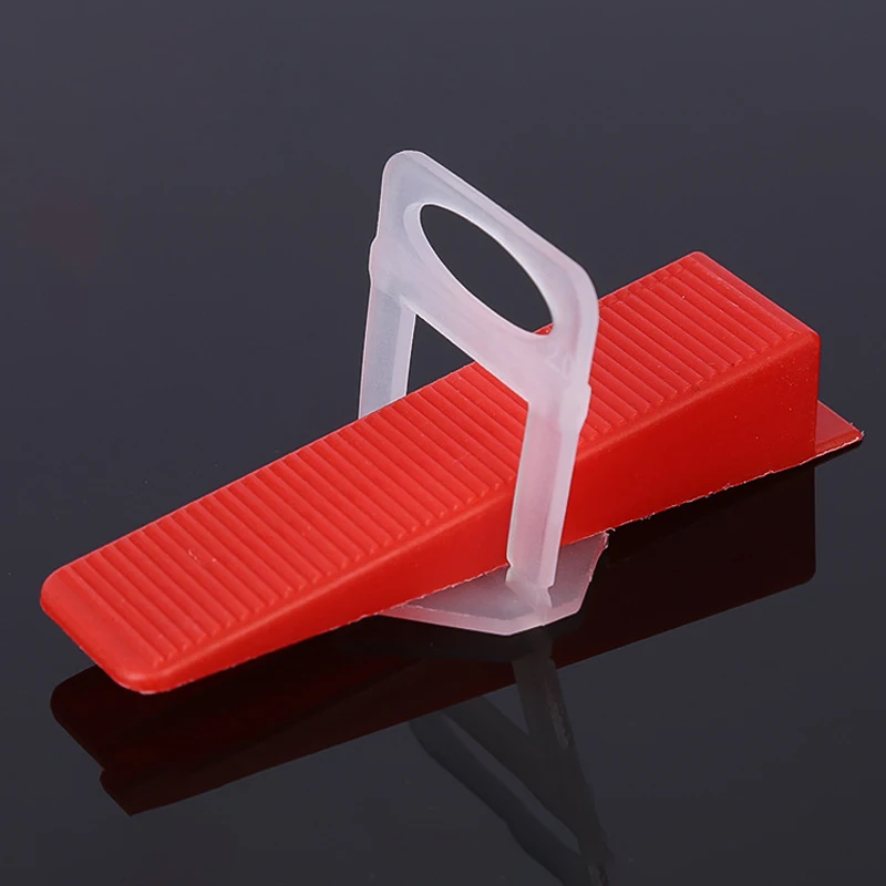 100pcs Ceramic Tile Leveling System Clips Spacers Laying Clips For Tile Laying Floor Wall Construction Tools 1/1.5/2/2.5/3mm