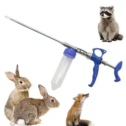 Rabbit Artificial Insemination 2ml Adjustable Rabbit Insemination Gun Set Hamster Raccoon Fox Artificial Insemination Equipment
