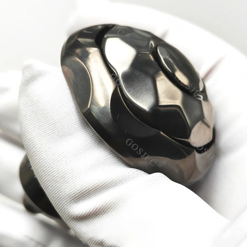Fidget Spinner en forme de champignon mécanique, liaison noire, ornement de bureau, jouet anti-Stress EDC