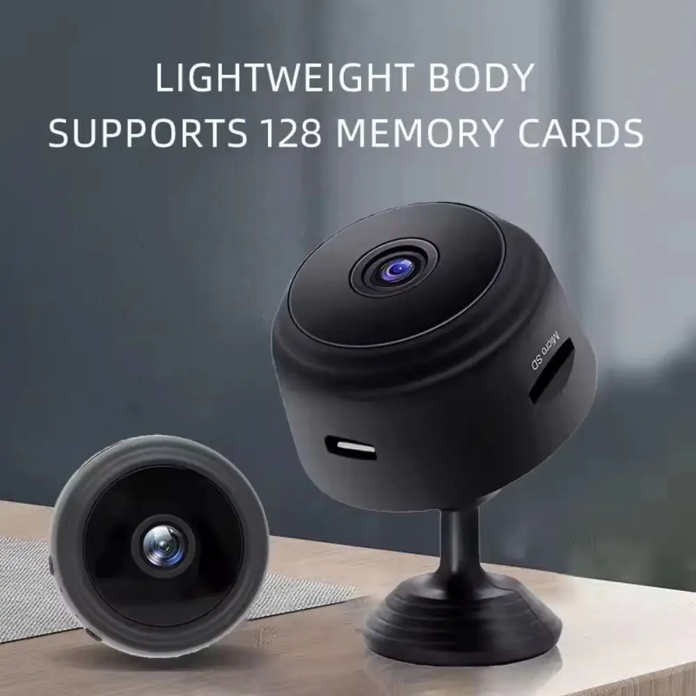 Micro Video Recorder Mini Camera Wireless Design Motion Detection Two-Way Talk Camera Alarm System Night Vision Wireless Camera