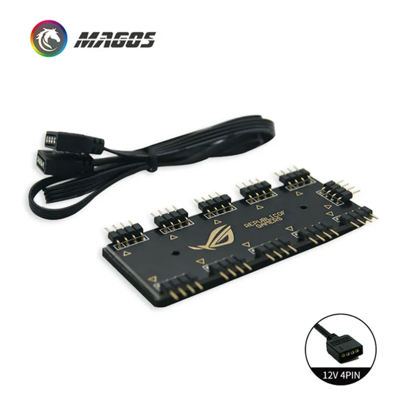 GIGA Motherboard SYNC Adapter Cable For Gigabyte RGB FUSION 5Pin-4Pin 12V / 3Pin- VDG 3Pin 5V Header