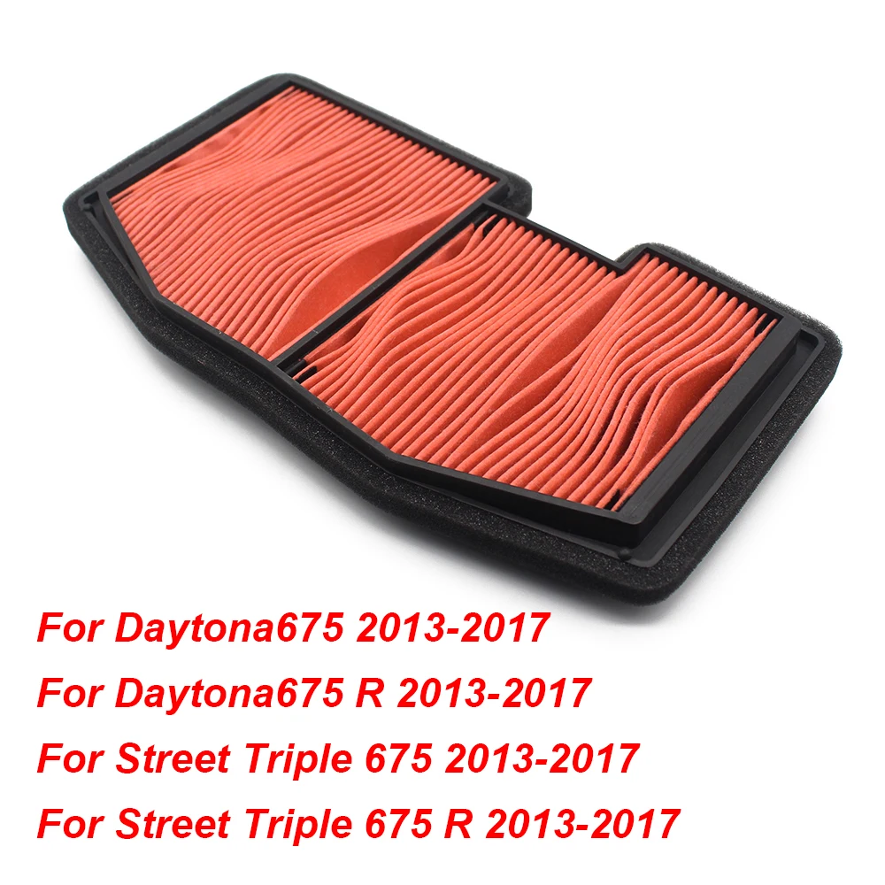 

For Triumph Daytona675 Daytona Street Triple 675 R 2013-2017 Motorcycle Engine Air Filter Cleaner Air Intake Filter Element