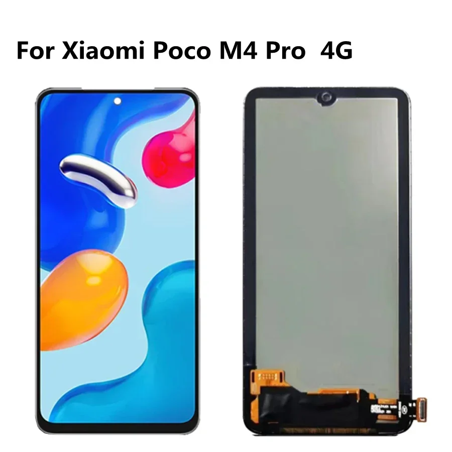 

TFT LCD Display Touch Screen Panel for Xiaomi Poco M4 Pro 4G, 6.43 ", 2201117PI, 2201117PG, 2201117PG