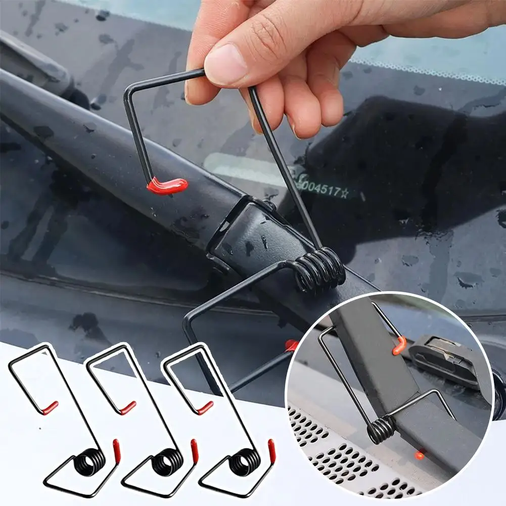 Car Wiper Booster Spring Universal Intelligent Wiper Windscreen Arms Tools Rubber Replaceable Parts Spring Wipers Alloy Y5T6