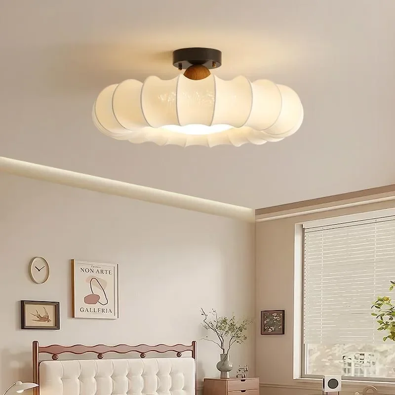 

French Retro Crystal Chandelier Living Room Dining Room Main Study Ceiling Lamp Wabi Sandy Wind Silk Bed And Breakfast Lamp.