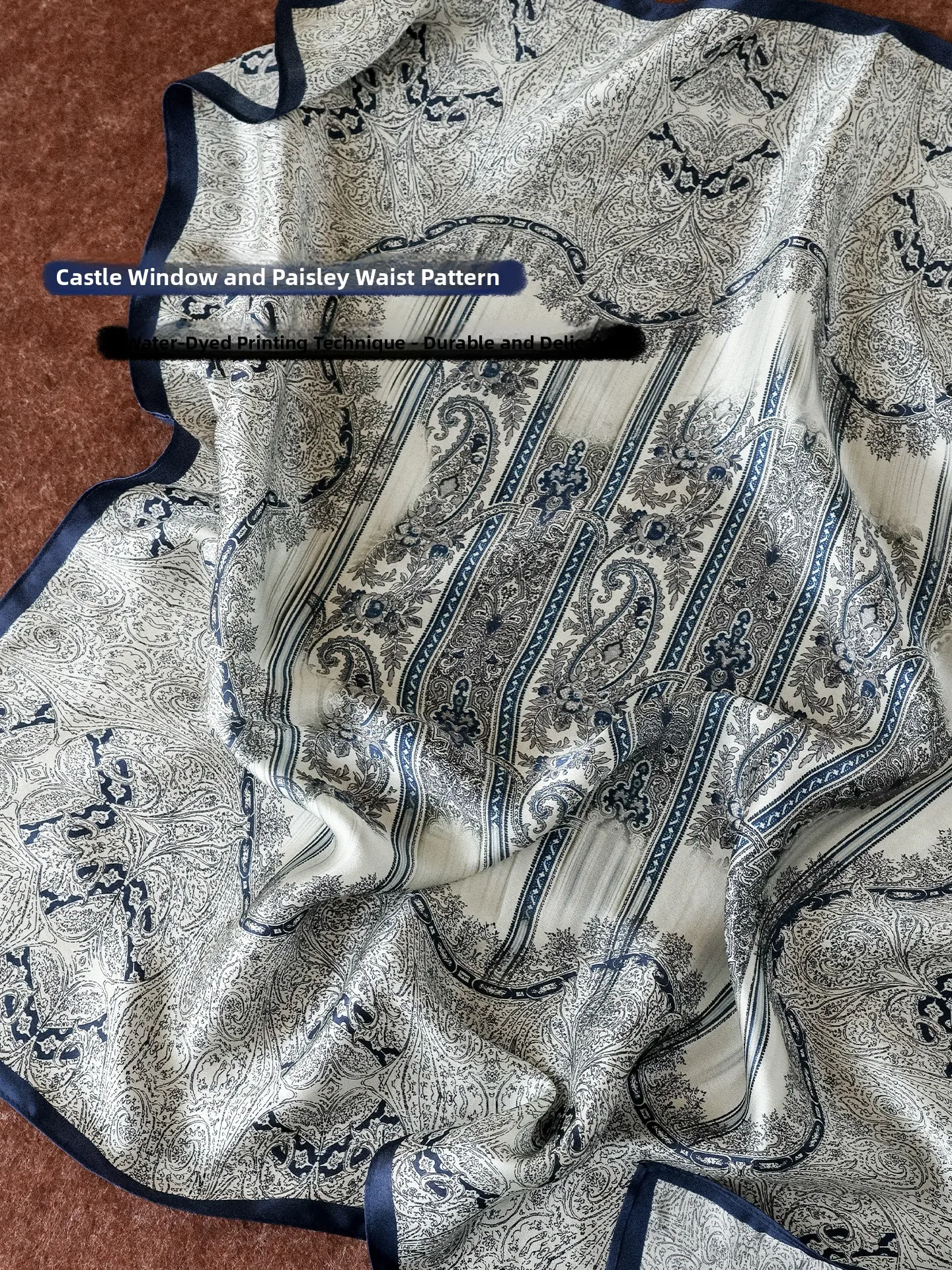 Lagur Dark Series Floral Windo - огляд і ціна Scarf Silk Square