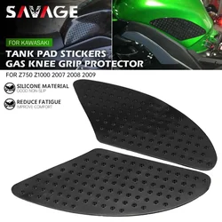 For KAWASAKI Z750 Z1000 2007 2008 2009 Motorcycle Fuel Tank Pads Sticker Side Gas Knee Grip Protector Traction Decals Non-slip