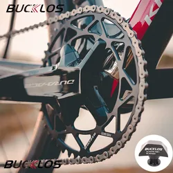 BUCKLOS 4pcs 체인 링 볼트 알루미늄 체인 휠 커버 Shimano FC-R7000 R8000 R9100 용 단일 속도 체인 링 나사