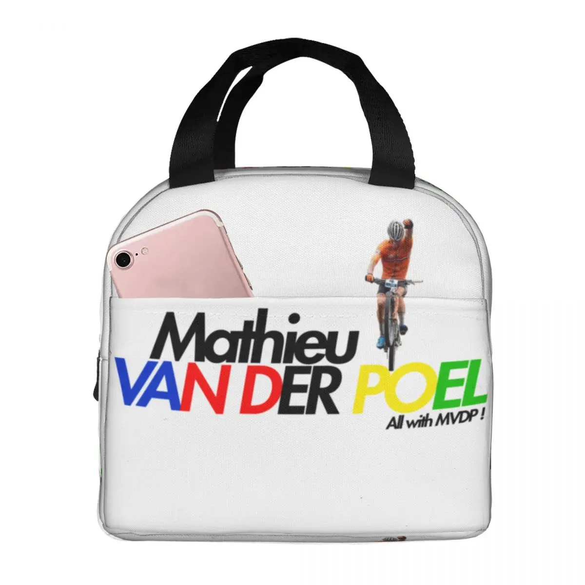 MVDP Van Winter Insulated Lunch Bag for Women Waterproof Thermal Cooler Lunch Box Office Picnic Travel
