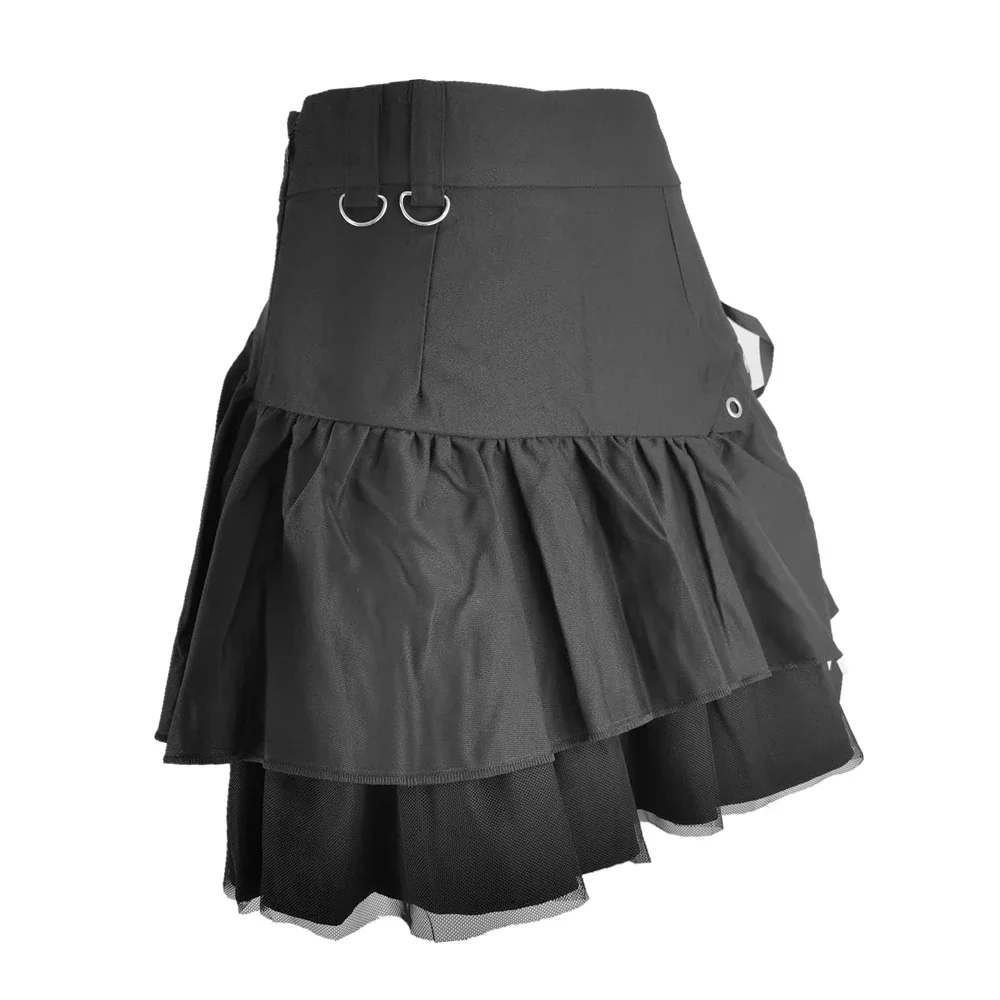 

Уличная одежда Mall Goth Юбка Женская Harajuku Y2k E-girl Бандаж с высокой талией Мини Темный Готический Панк Эмо Альтернативная Клубная Одежда