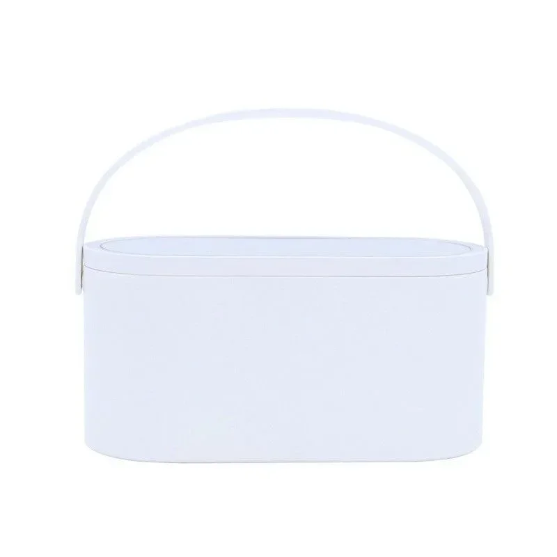 

Светодиодное зеркало для макияжа с подсветкой, многофункциональное, портативное, в европейском стиле, с функцией хранения и подсветкой для заполняющего света.