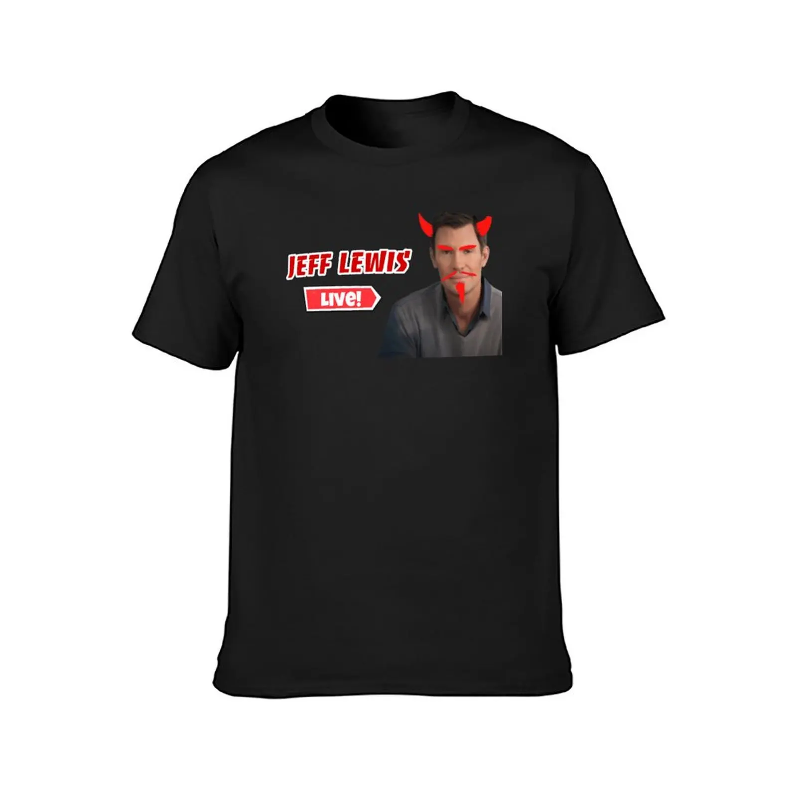 jeff lewis live T-Shirt aesthetic clothes korean fashion mens t shirts pack