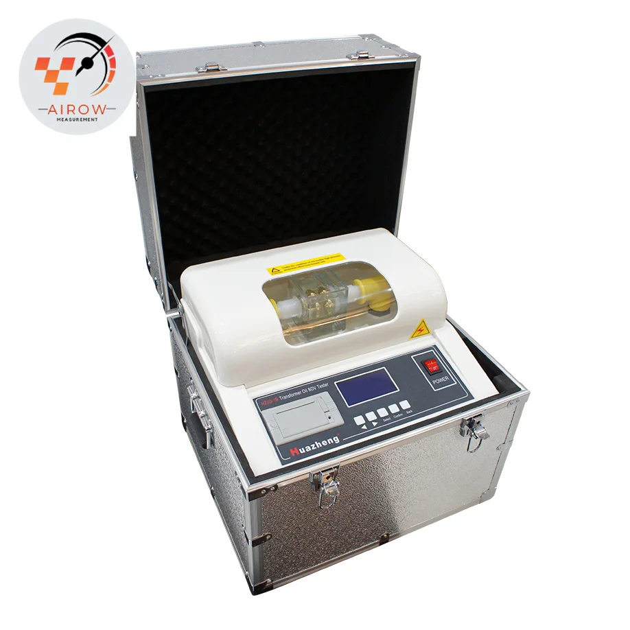 AIROW Huazheng HZJQ-1B Manufacturer  Transformer Bdv Oil Tester  100kv Dielectric Strength Tester