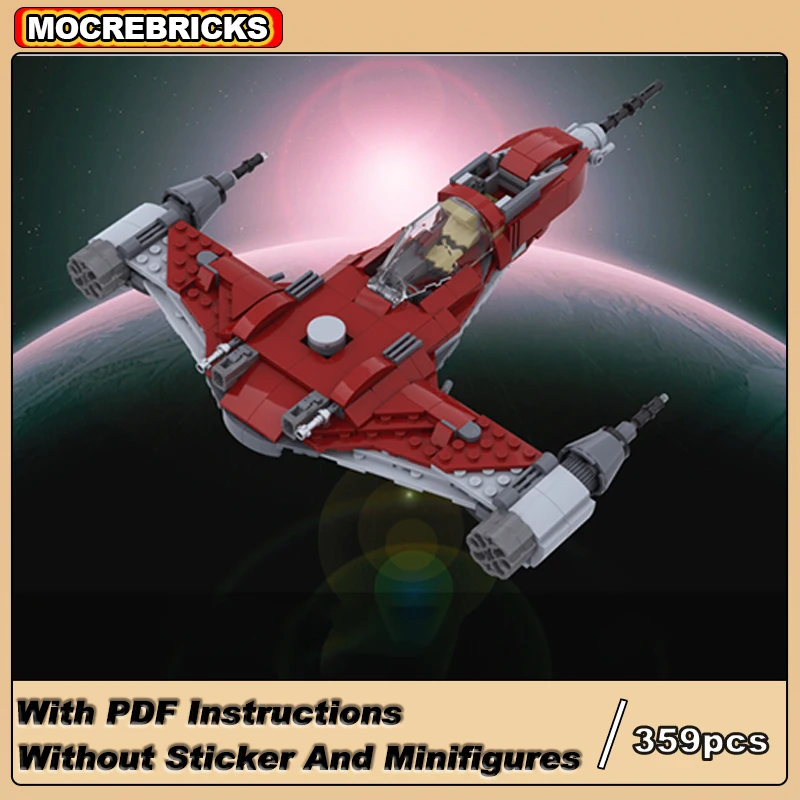 Popular Interstellar Movies Series Building Blocks MOC-198787 Space Fighter N-1 Model Advanced Technology Bricks Kid's Xmas Toys