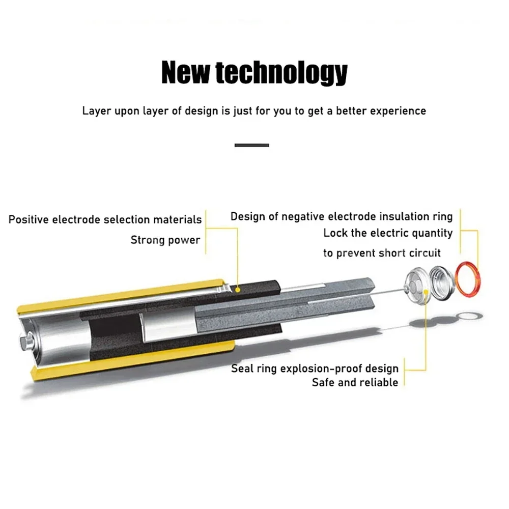 8PCS AAAA Battery 1.5V LR61 AM6 Alkaline Battery MN2500 E96 4A Dry Primary Battery