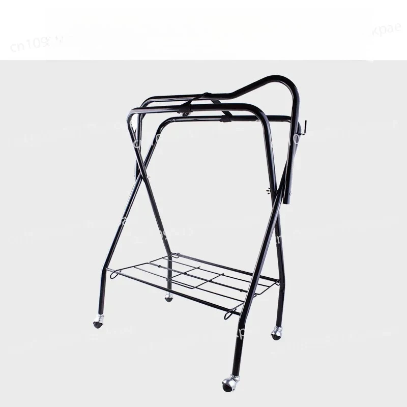 saddle-rack-folding-saddle-rack-with-wheels-movable-saddle-rack-storage-stable-harness-equestrian