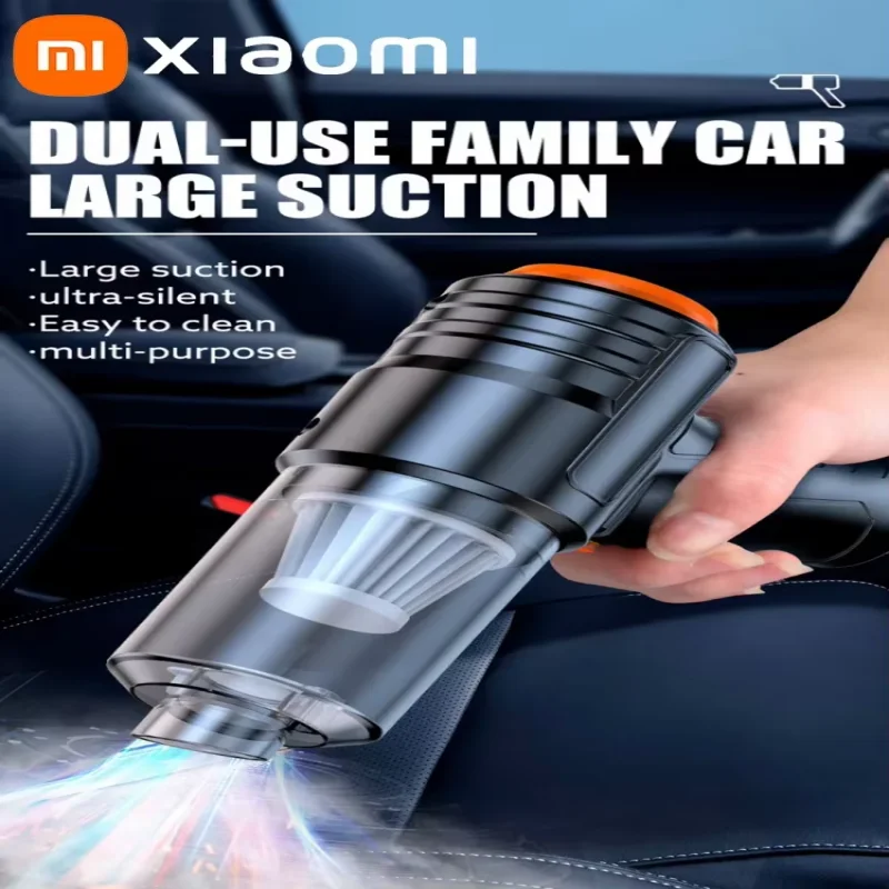 Xiaomi Car Vacuum Cleaner Portable Wireless Large Suction Dust Mini Handheld Car Cleaner Blowing Suction Integrated Dust Blower