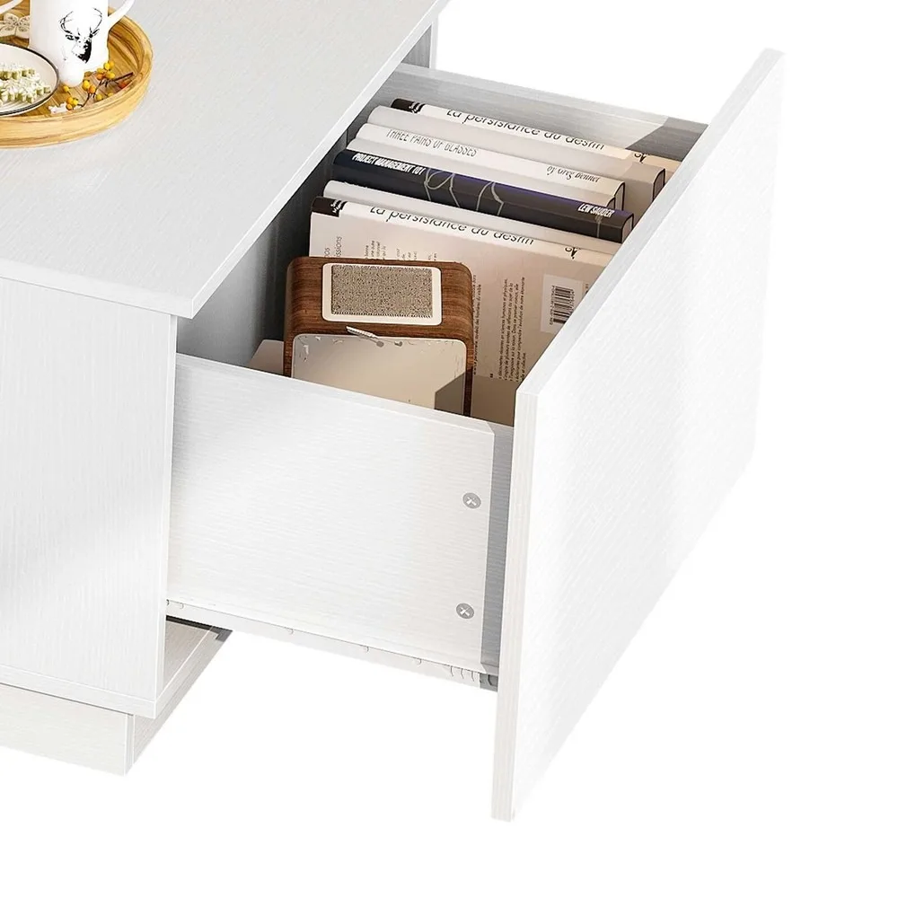 Meja Kopi Remote Control Meja Ruang Tamu Besar Kelas Atas