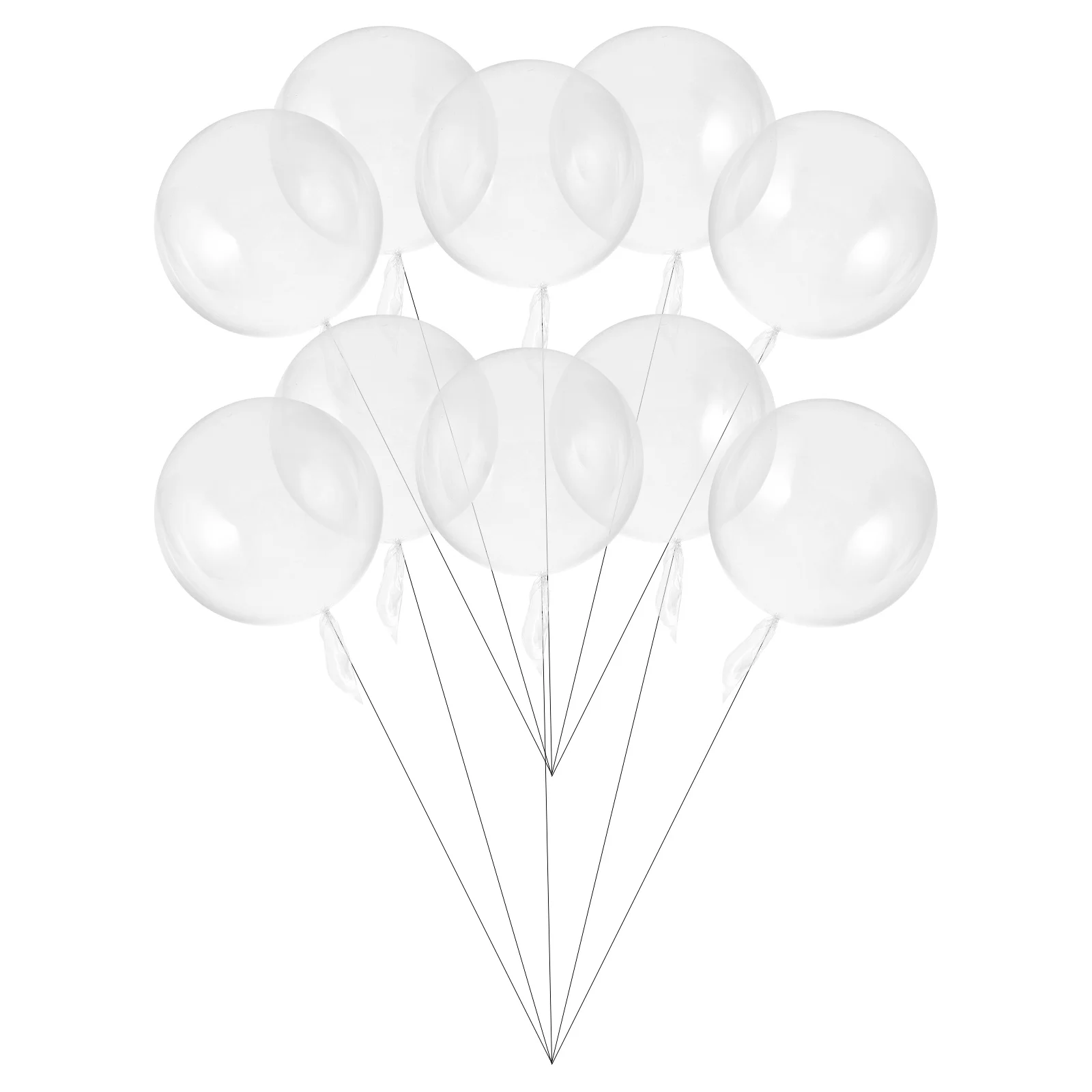 

35Pcs Clear Bobo Balloons Transparent 8inch Wedding Bridal Baby Shower Birthday Party Decorations