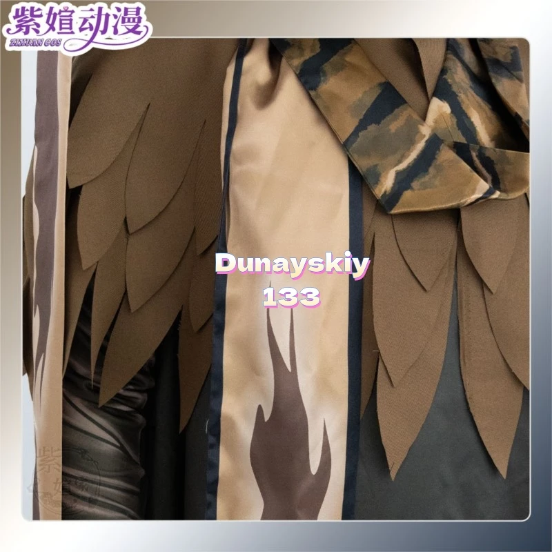 Limbus Company Xiancai bête noire coq Cosplay perruque Costume Anime jeu personnage Halloween fête carnaval tenue