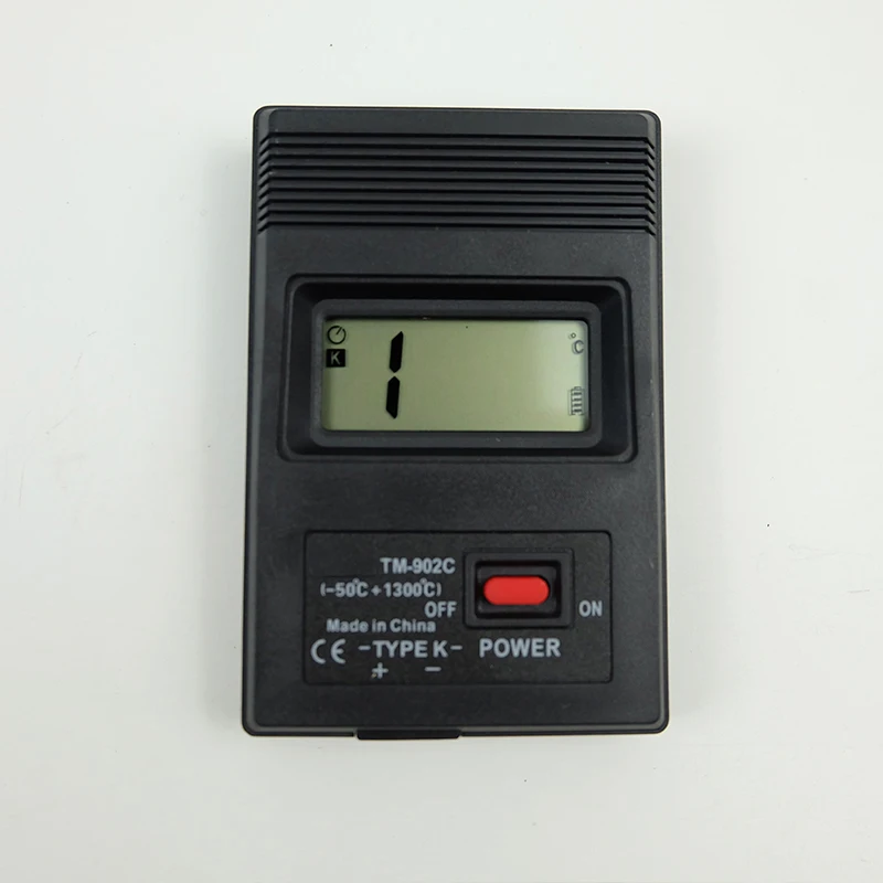 Digital K-Type Termômetro Tester, Medidor de Temperatura, TP01, Termopar agulha Sonda-50C a 1300C, TM902C