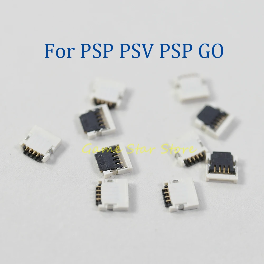 

100pcs Backlight Socket Jack Connector LR Button For PSP1000 2000 3000 PSV1000 2000 PSP GO Replacement Part